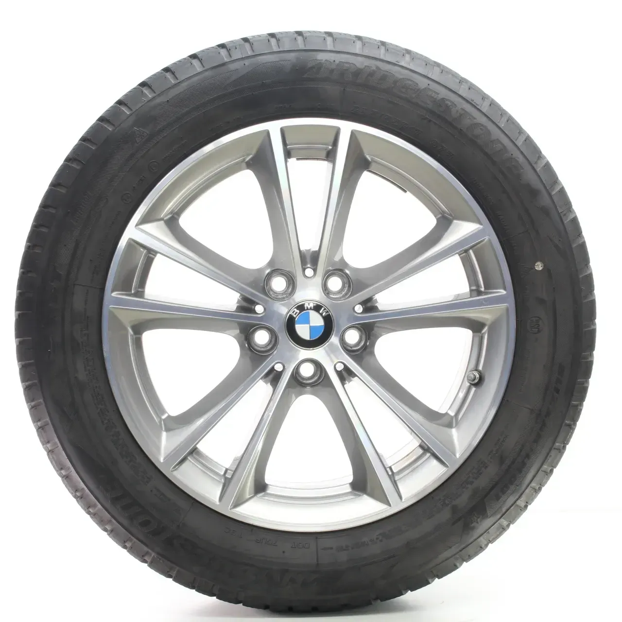 BMW 5er G30 G31 Winterräder V-Speiche 631 Bridgestone 225/55R17 DOT23 6863417 - Bild 1