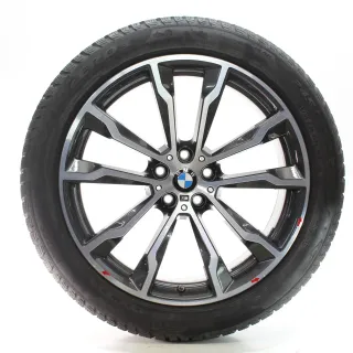 BMW X3 G01 X4 G02 Winterräder M Doppelspeiche 699 245/45-275/40R20 8010268-9 - Bild 3