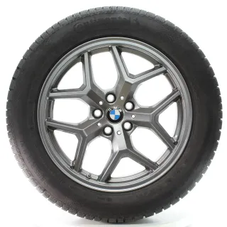 BMW 5er G60 G61 Winterräder Y-Speiche 932 Conti 225/55R18 102H DOT23 5A324D5 - Bild 1