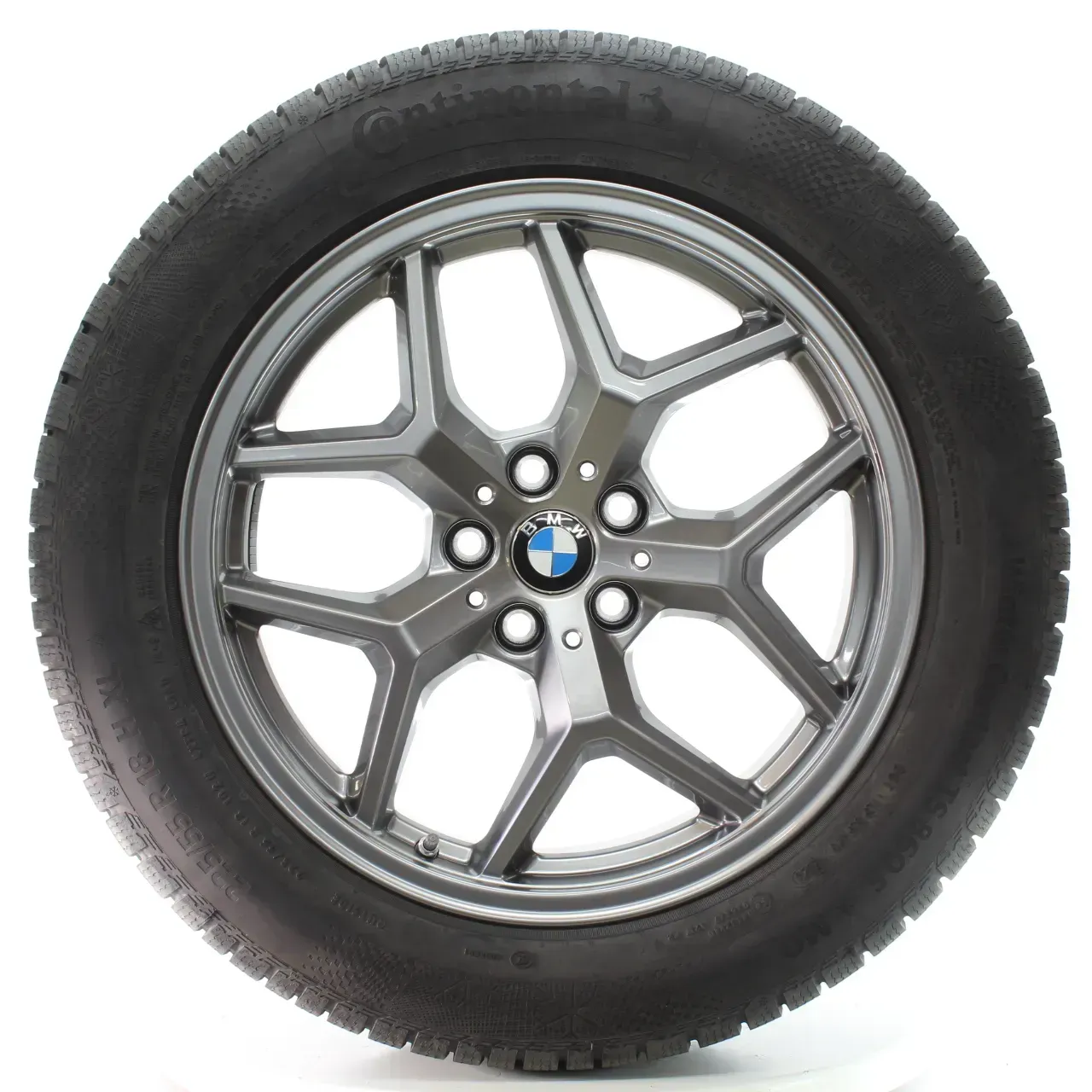 BMW 5er G60 G61 Winterräder Y-Speiche 932 Conti 225/55R18 102H DOT23 5A324D5 - Bild 1