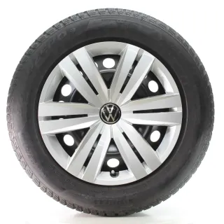 VW Touran 5T1 Winterräder Stahl Pirelli 205/60R16 96H DOT24 5QA601027C/D - Bild 4