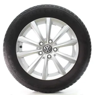 VW Golf VII 5G1 Winterräder Merano Semperit 205/55R16 94H DOT25 5G0071496B - Bild 4