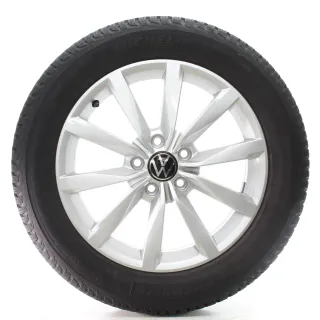 VW T-ROC A11 Winterräder Dijon Silber Michelin Alpin 5 215/55R17 94V 5G0601025K - Bild 1