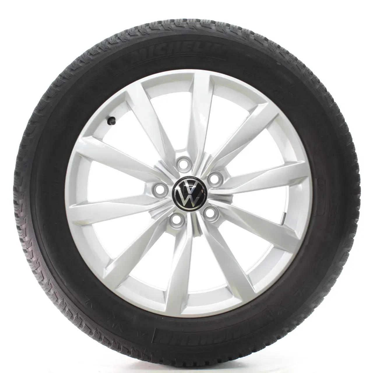 VW T-ROC A11 Winterräder Dijon Silber Michelin Alpin 5 215/55R17 94V 5G0601025K - Bild 1