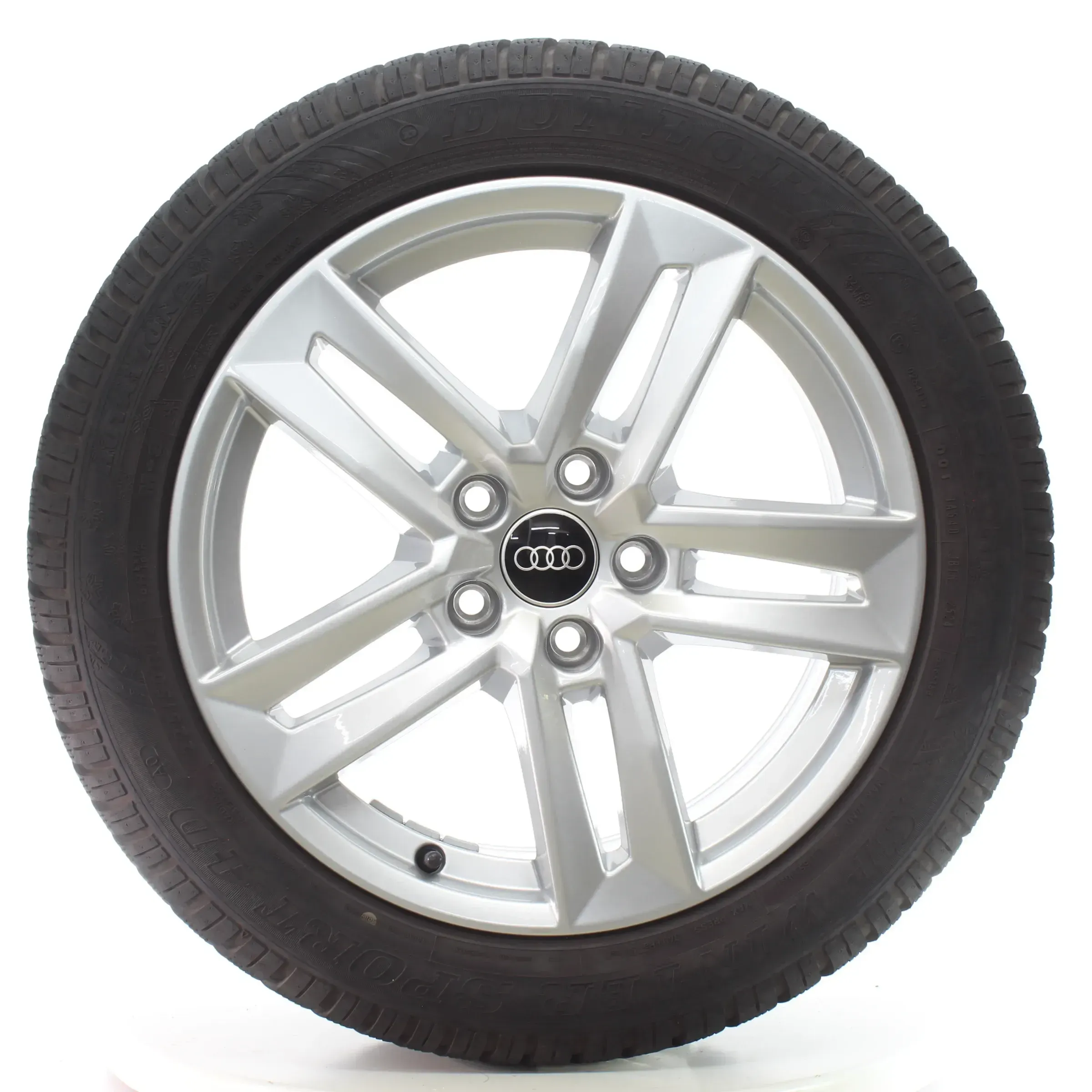 Audi A4 S4 8W Winterräder 5-Parallelspeichen Dunlop 225/50R17 DOT24 8W0601025P - Bild 1