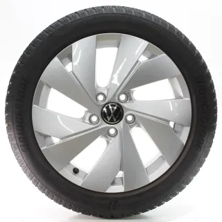 VW Golf 8 VIII CD1 Winterräder Belmont Bridgestone 205/50R17 DOT25 5H0601025B - Bild 2