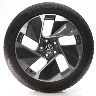 VW ID.3 E11 Winterräder East Derry Grau Semperit 215/55R18 DOT23 10A601025C - Bild 2