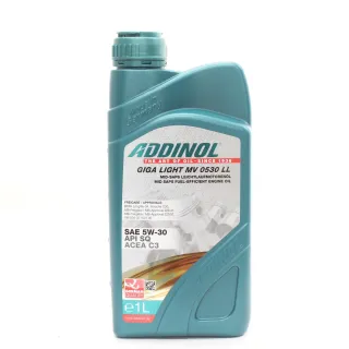 ADDINOL Giga Light MV 0530 LL 5W30 VW Audi Skoda Seat 50400 50700 1L - Bild 1