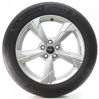 Audi A6 4K C8 Winterräder 5-Arm Michelin 225/55R18 102V DOT24 4K0601025D - Bild 1