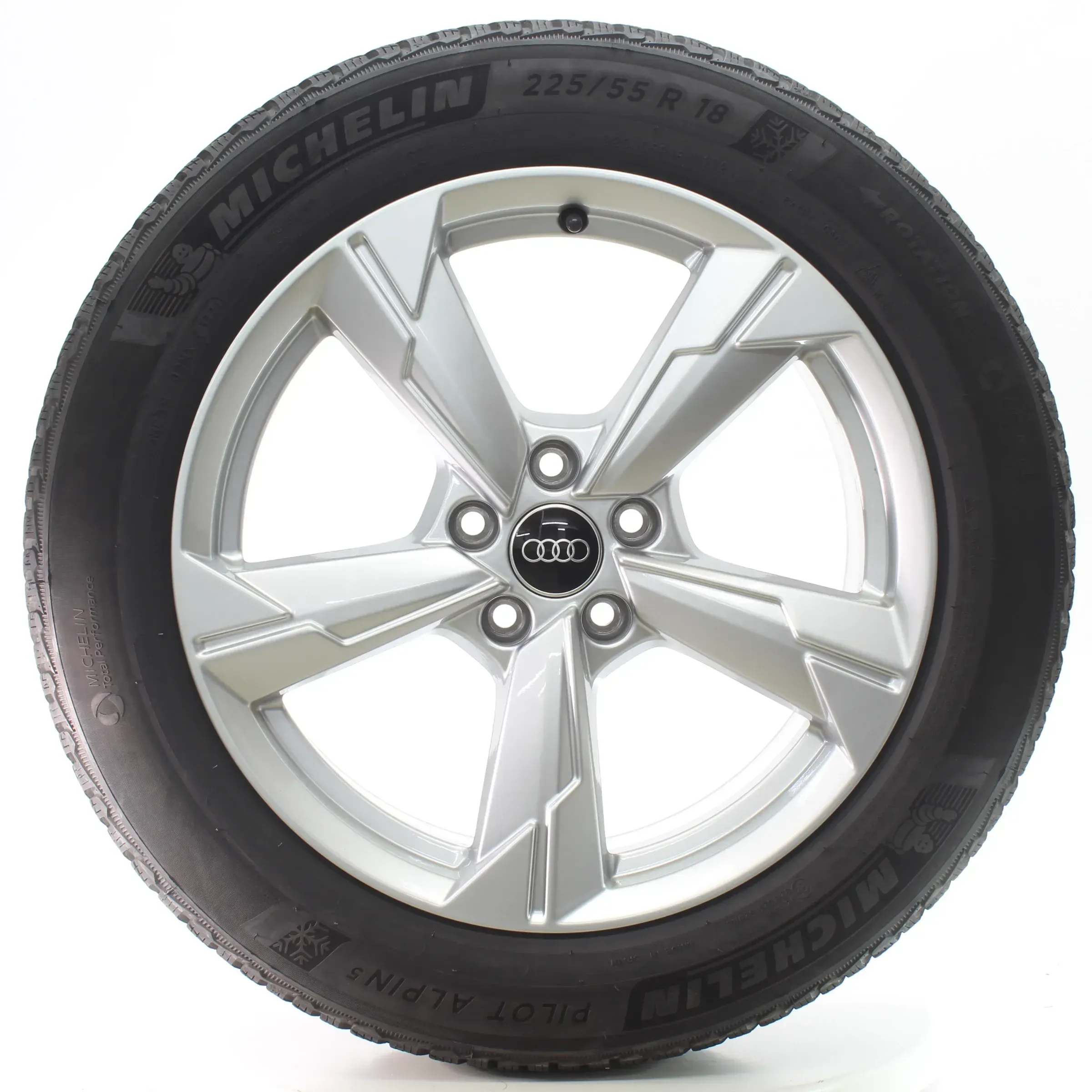 Audi A6 4K C8 Winterräder 5-Arm Michelin 225/55R18 102V DOT24 4K0601025D - Bild 1