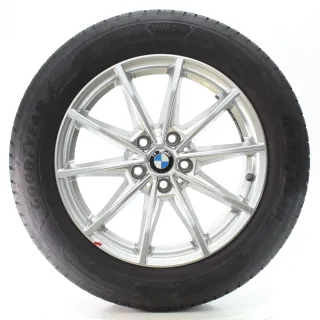 BMW 4er i4 G26 Winterräder V-Speiche 851 Silber Goodyear 225/55R17 101H 6896762 - Bild 2
