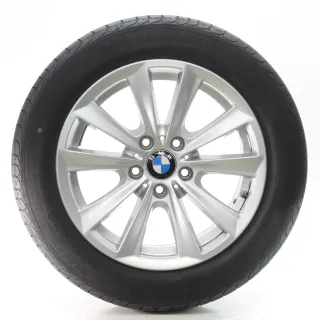 BMW 5er F10 F11 Sommerräder V-Speiche 236 Bridgestone 225/55R17 DOT24 6780720 - Bild 1