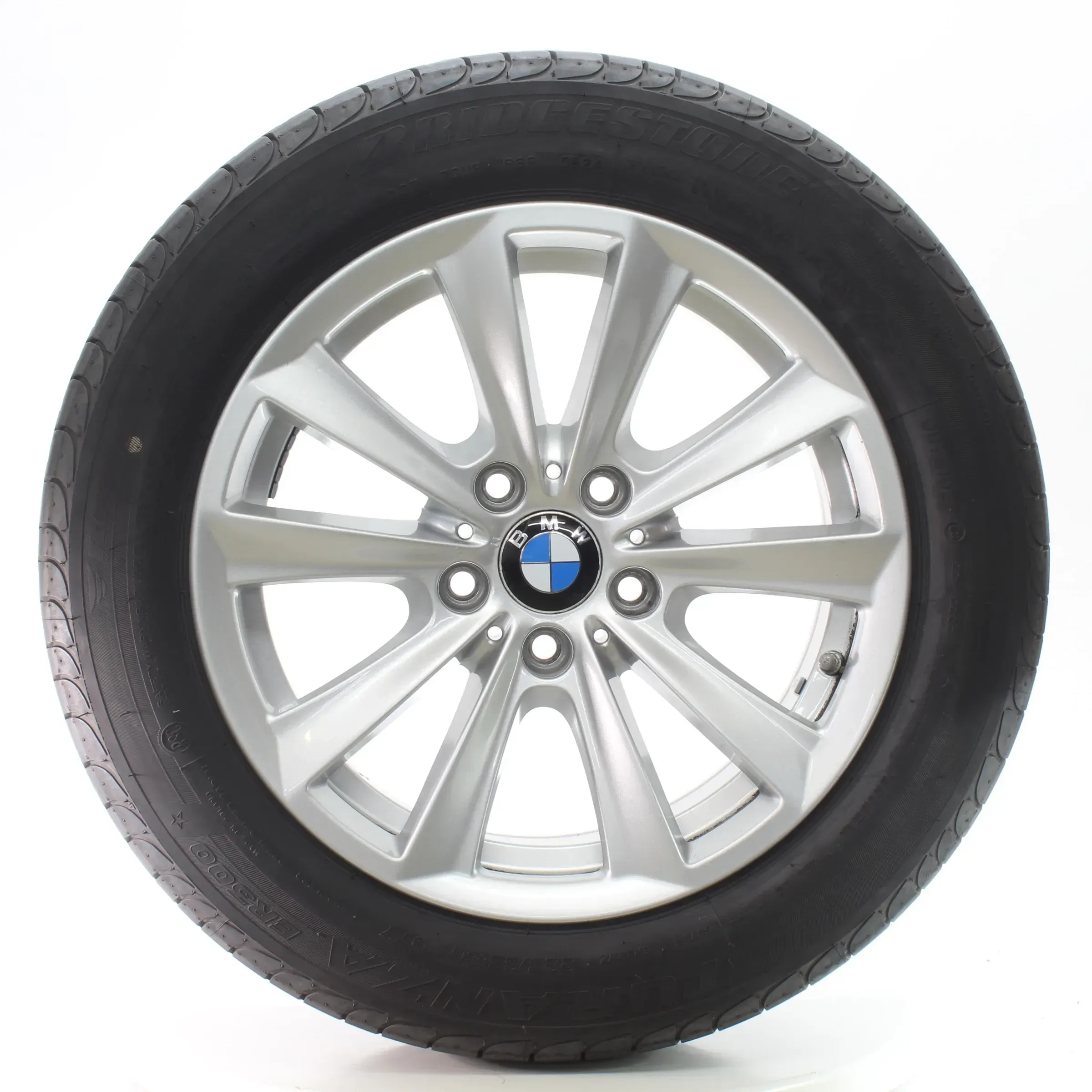 BMW 5er F10 F11 Sommerräder V-Speiche 236 Bridgestone 225/55R17 DOT24 6780720 - Bild 1