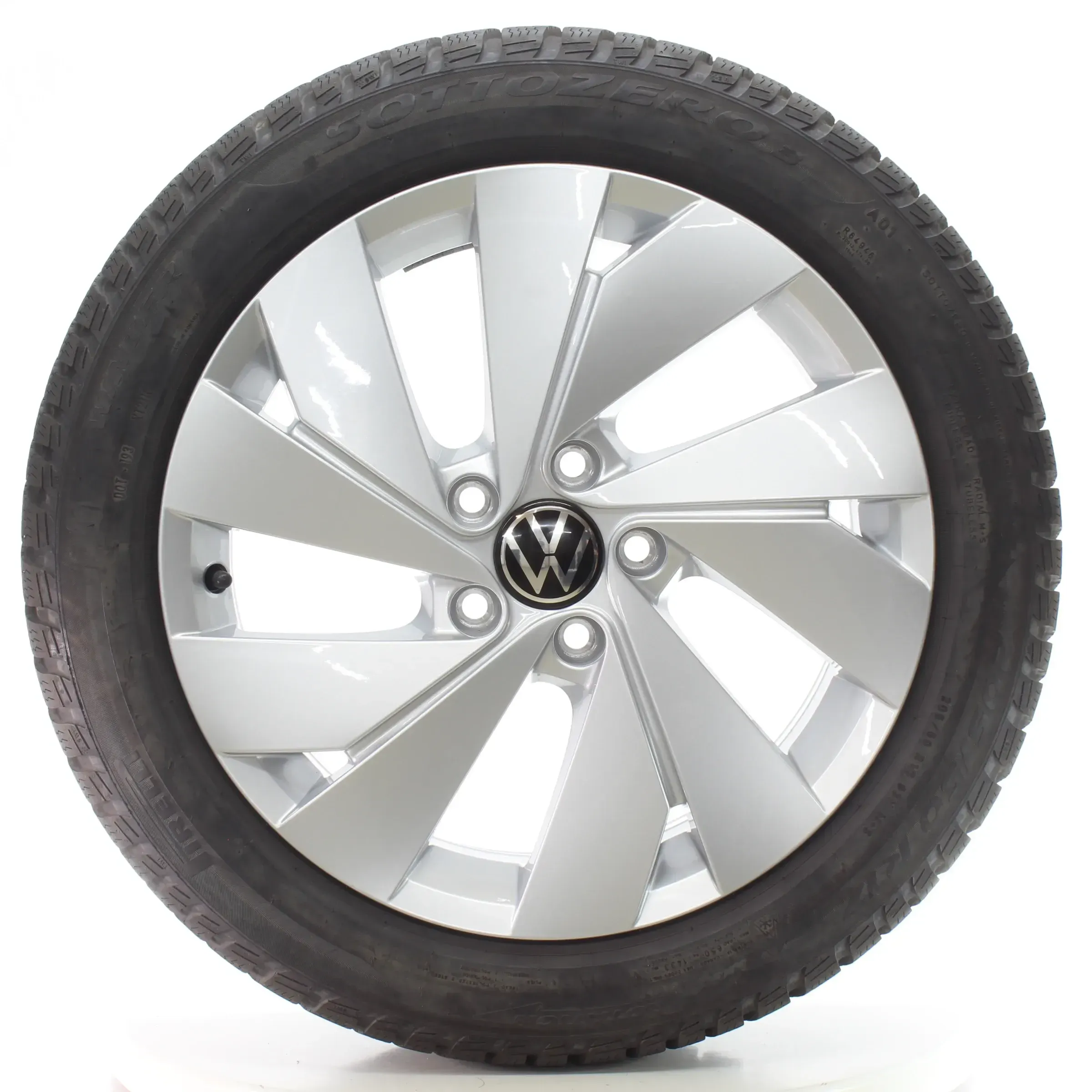 VW Golf 8 VIII CD1 Winterräder Belmont Pirelli 205/50R17 93H DOT25 5H0601025B - Bild 1