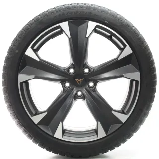 Cupra Ateca KH Winterräder Mattschwarz Pirelli 245/40R19 DOT23 NEU 575601025AS - Bild 1