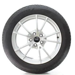 Audi A5 FU B10 Winterräder 5-Doppelspeichen Goodyear 215/55R17 8B3601025A DOT24 - Bild 3