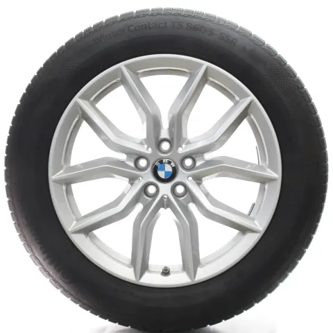 Background image for BMW X5 G05 X6 G06 Winterräder V-Speiche 734 Continental 265/50R19 DOT22 6880685