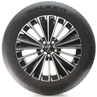 VW Tiguan CT1 Winterräder Napoli Schwarz Glanz Falken 235/55R18 DOT24 571601025K - Bild 3
