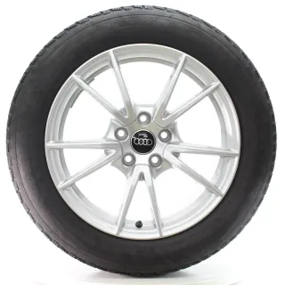 Audi A5 S5 FU5 Winterräder 5-Doppelspeichen Goodyear 215/55R17 DOT24 8B3601025A - Bild 2