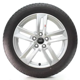 Audi A4 S4 8W Winterräder 5-Parallelspeichen Dunlop 225/50R17 DOT24 8W0601025P - Bild 2