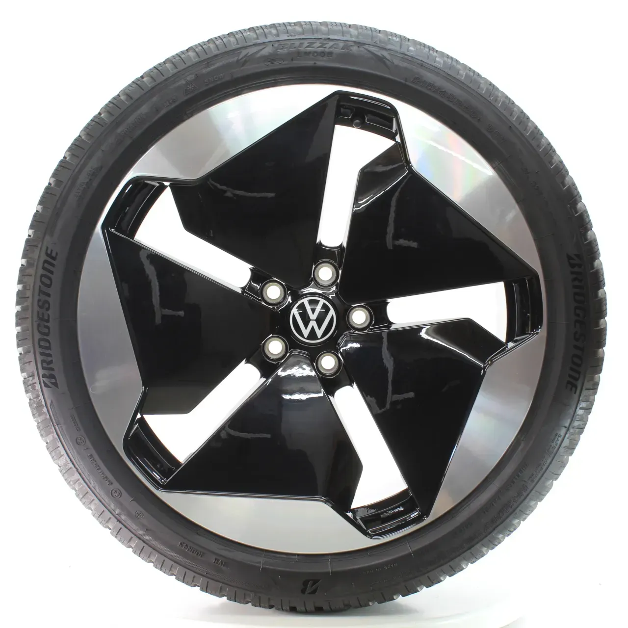VW ID.3 E11 GTX Winterräder Sanya Schwarz Bridgestone 215/45R20 DOT25 10A601025T - Bild 1