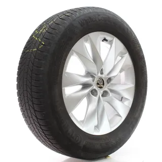Skoda Kodiaq NS Winterräder 5-Doppelspeichen Conti 215/65R17 DOT24 57H601025M - Bild 6