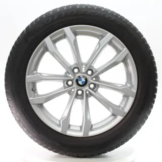 BMW X3 G01 X4 G02 Winterräder V-Speiche 691 Pirelli 245/50R19 105V DOT25 6877325 - Bild 2