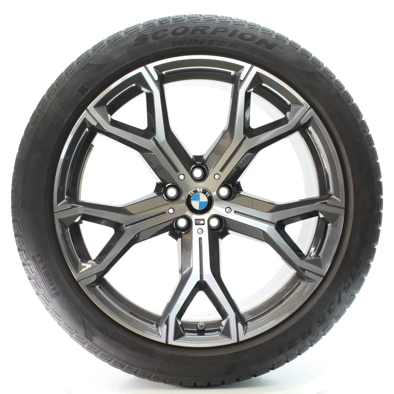 BMW X5 G05 X6 G06 Winterräder M Y-Speiche 741 Pirelli 275/40-315/35R21 8071998-9 - Bild 1