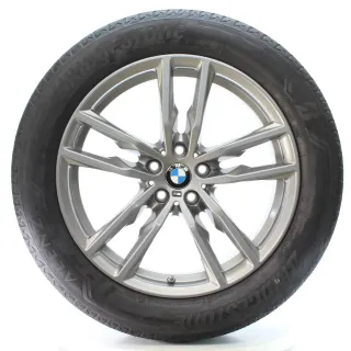 BMW X3 G01 X4 G02 Sommerräder Doppelspeiche 698 M Bridgestone 245/50R19 8746987 - Bild 4
