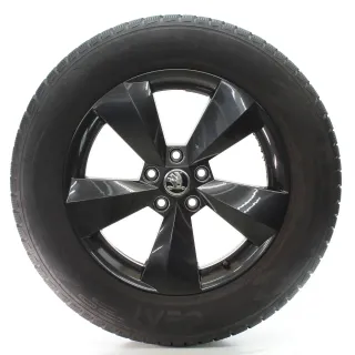 Skoda Kodiaq NS6 Winterräder 5-Arm-Rotor Schwarz 215/65R17 DOT25 565601025AA - Bild 2