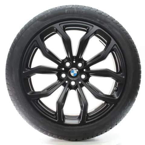 Background image for BMW X3 G01 X4 G02 Winterrad Y-Speiche 695 Schwarz 245/45R20 103V DOT23 6881208