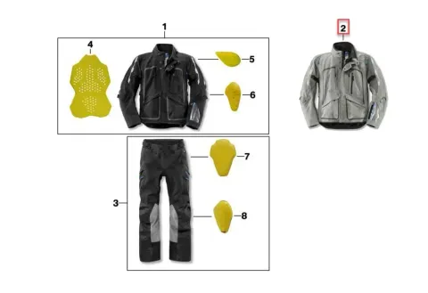 Background image for BMW Motorrad Original EnduroGuard Motorradjacke Herren Gr.56 76118350086 NEU