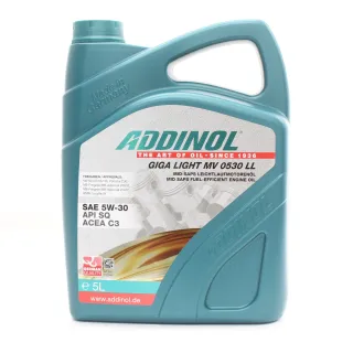 ADDINOL Giga Light MV 0530 LL 5W30 BMW Longlife-04 MB 229.31 229.51 9,70€/L 5L - Bild 1