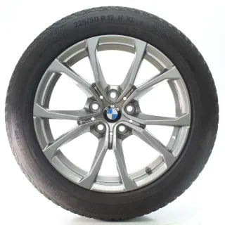 BMW 2er G42 3er G20 G21 Winterräder V-Speiche 776 Conti 225/50R17 DOT25 6883518 - Bild 3