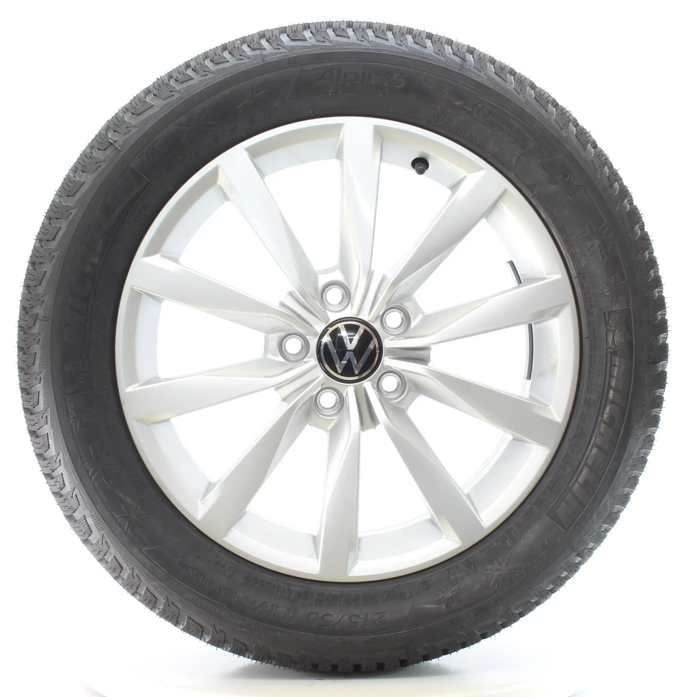 VW T-ROC A11 D11 Winterräder Dijon Michelin 215/55R17 94V DOT24 5G0601025K - Bild 1