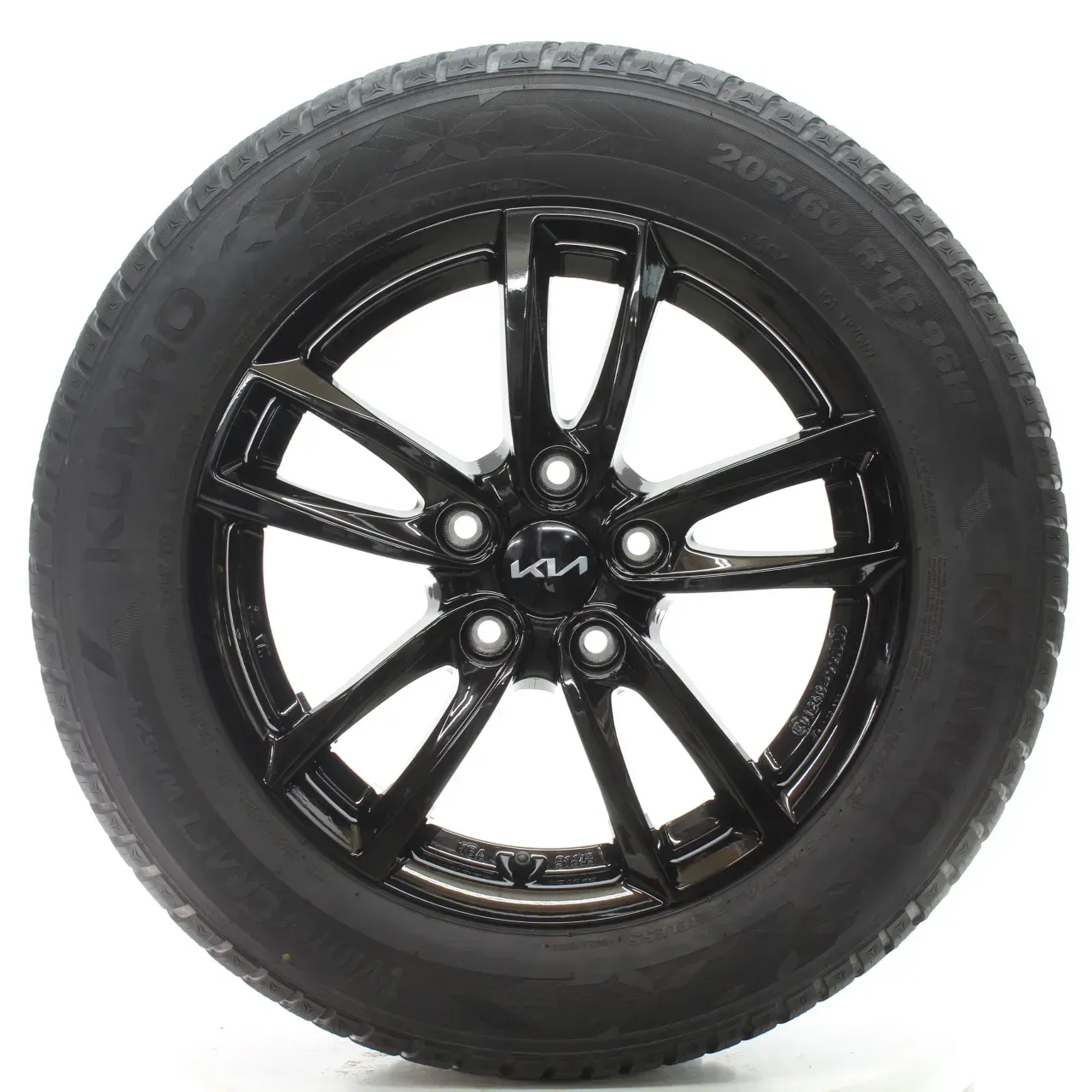 KIA Niro II SG2 Winterräder 5-Doppelspeichen Kumho 205/60R16 96H DOT25 KBA51643 - Bild 1
