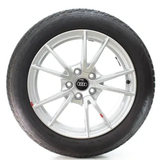 Audi A5 FU B10 Winterräder 5-Doppelspeichen Goodyear 215/55R17 DOT24 8B3601025A - Bild 4