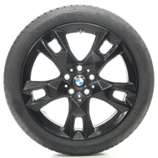 BMW 1er F70 Winterräder M Sternspeiche 968 Goodyear 195/50R18 93H DOT24 5A45271 - Bild 2