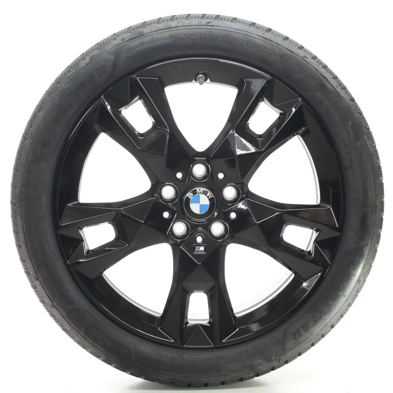 BMW 1er F70 Winterräder M Sternspeiche 968 Goodyear 195/50R18 93H DOT24 5A45271 - Bild 1