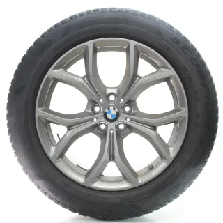 BMW X5 G05 X6 G06 Winterräder V-Speiche 735 Pirelli 265/50R19 110H DOT22 6883752 - Bild 4