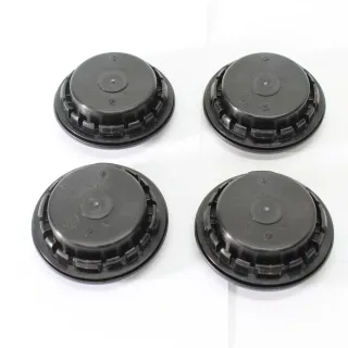 4x Original VW Dynamische Nabendeckel Golf 7 8 Black/Chrome 66mm NEU 5H0071213 - Bild 3