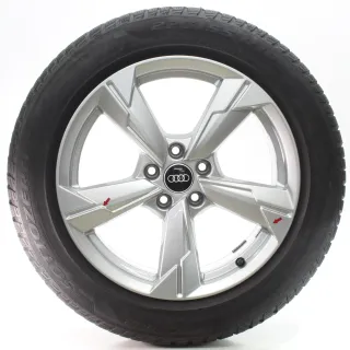 Audi A6 S6 4K C8 Winterräder 5-Arm Silber Pirelli 225/55R18 102V 4K0601025D - Bild 2