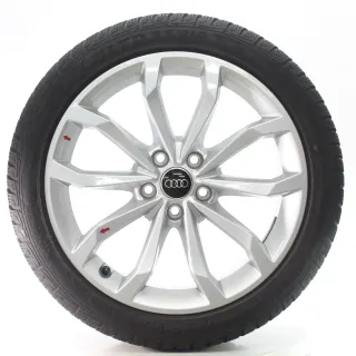 Audi A4 S4 8W Winterräder 5-V-Speichen Goodyear 245/40R18 97V DOT24 8W0601025H - Bild 2