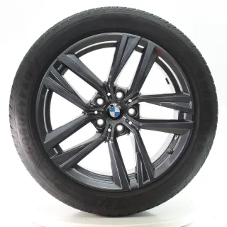 BMW 4er GC i4 G26 Winterräder Doppelspeiche 853 Goodyear 245/45R18 DOT23 6896768 - Bild 2