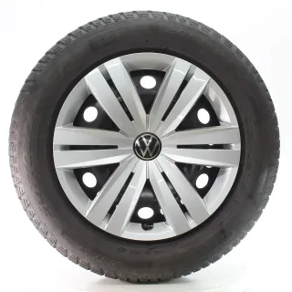 VW Touran 5T1 Winterräder Stahl Pirelli Seal 205/60R16 96H DOT25 5QA601027C/E - Bild 1