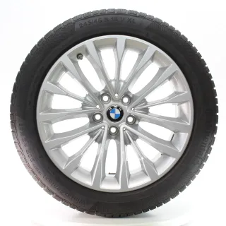 BMW 5er G30 G31 Winterräder W-Speiche 632 Continental 245/45R18 DOT25 6863418 - Bild 4
