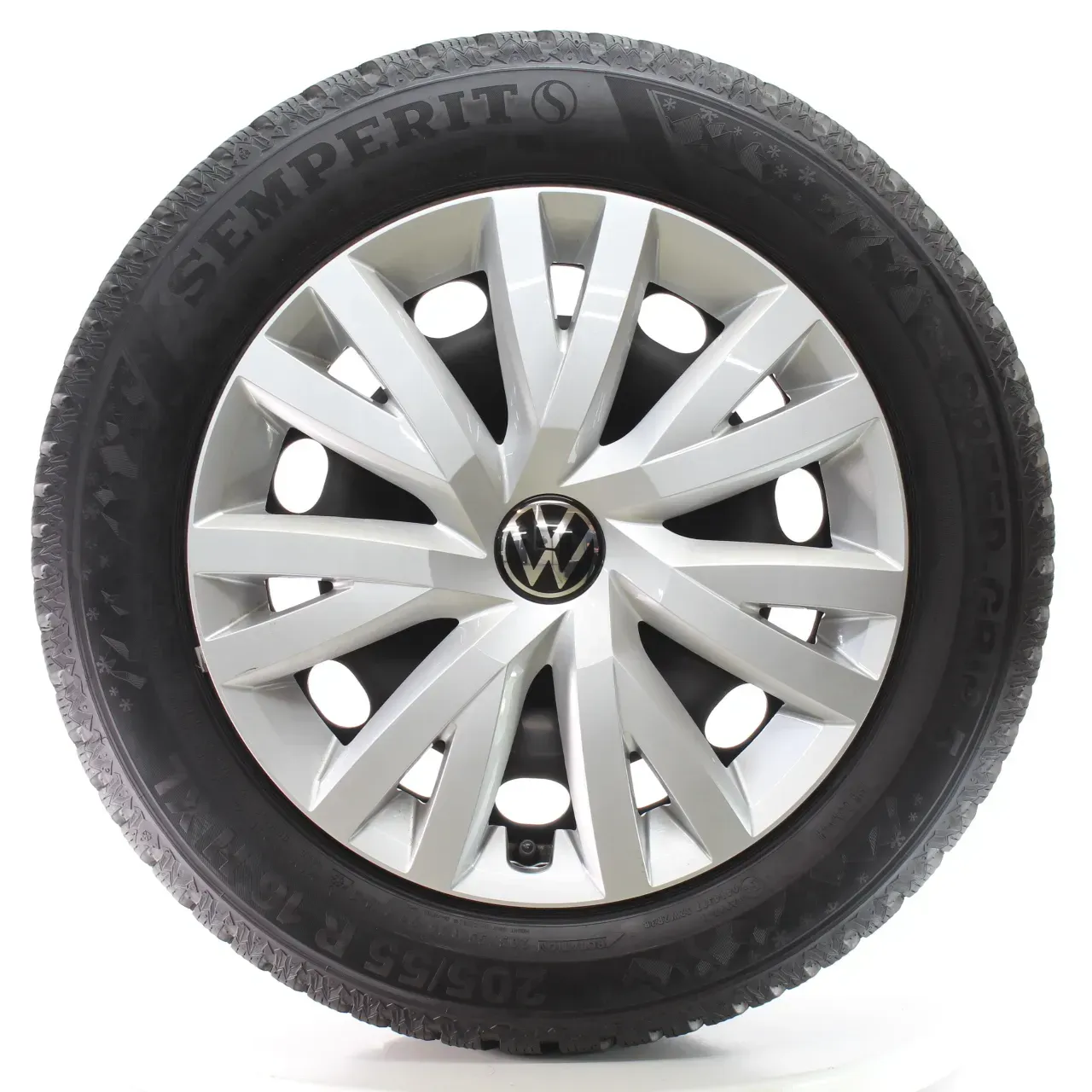 VW Golf 8 VIII CD1 CG5 Winterräder Stahl Semperit 205/55R16 DOT25 5Q0601027CP/CQ - Bild 1