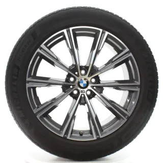 BMW X5 G05 X6 G06 Felgensatz Sternspeiche 740M 36118071996 bicolor RDC 9X20ET35 - Bild 1