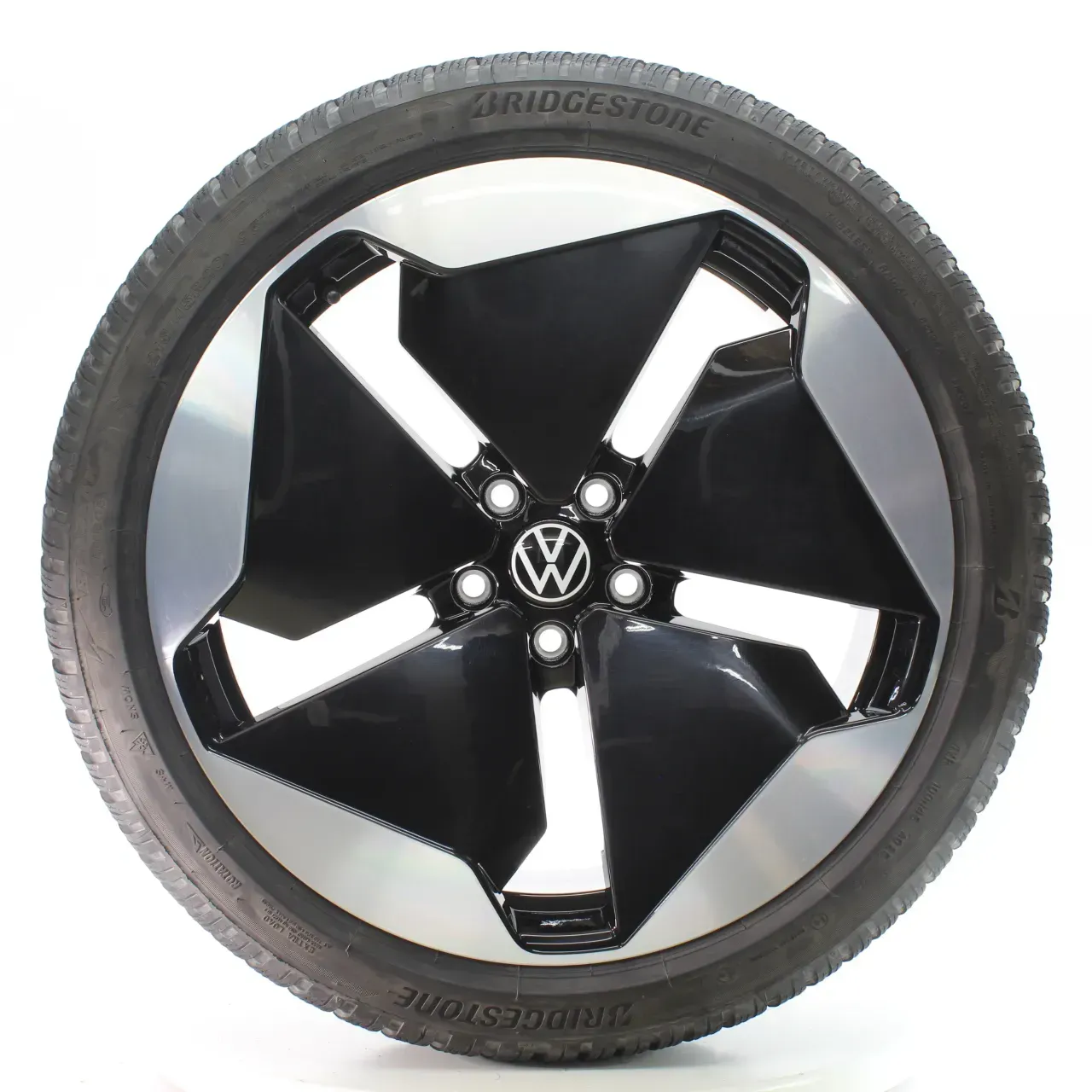 VW ID.3 E11 GTX Winterräder Sanya Schwarz Bridgestone 215/45R20 DOT25 10A601025T - Bild 1