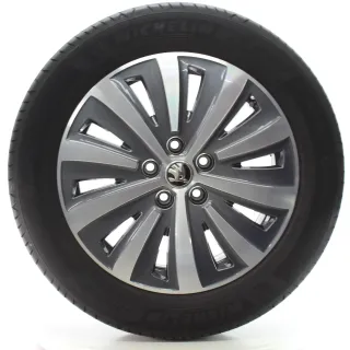 Skoda Superb III 3V Sommerräder Drakon Michelin Semperit 215/55R17 3V0601025AH - Bild 3